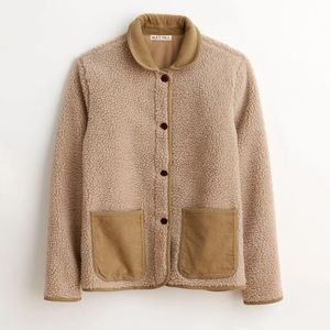 Alex Mill Marley Sherpa Jacket/ beige.